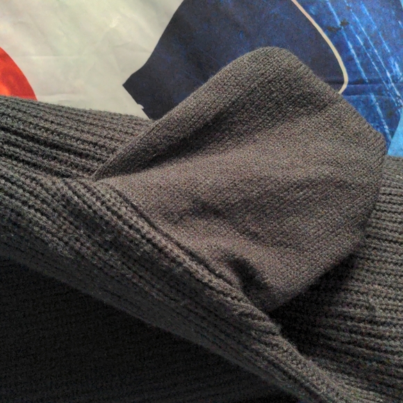 Oversized turtleneck sweater dress - Picture 9 of 12